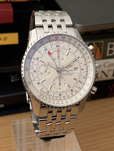 Breitling 1884 Chronometre Navitimer World Wristwatch Ref. A24322