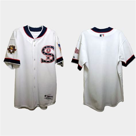 Chicago White Sox Independence Day 1917 Throwback Jersey – White ...