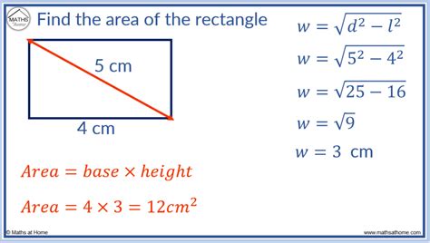 How to Find the Diagonal of a Rectangle – mathsathome.com