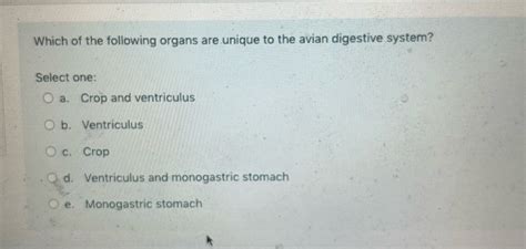 Answered: Which of the following organs are… | bartleby