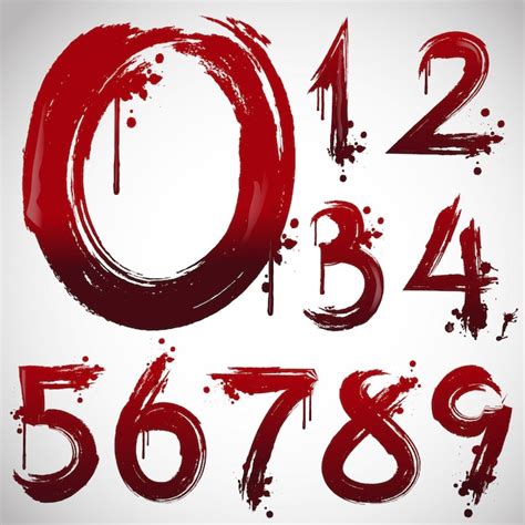 Blood alphabet, halloween letters of the in bloody font style ...