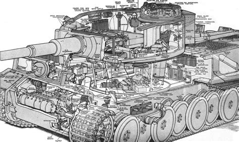 Tiger H1 cutaway : TankPorn