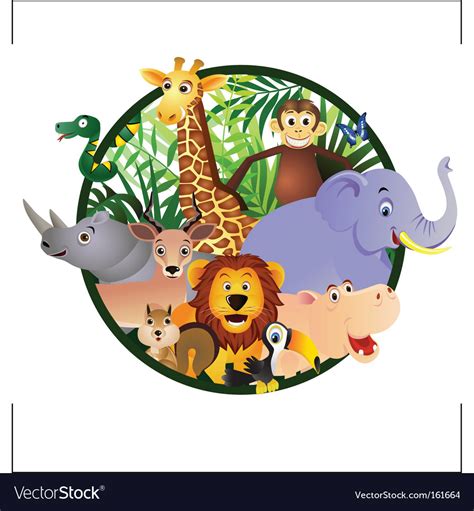 Animal cartoon Royalty Free Vector Image - VectorStock