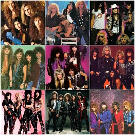 80s Hair Bands Posters