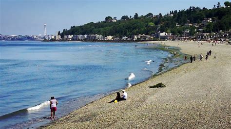 Alki Beach, Seattle WA - YouTube