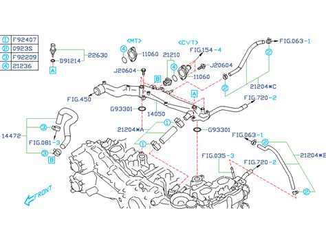 Subaru Forester Engine Coolant Hose - 21204AB340 | Kirby Subaru, Ventura CA