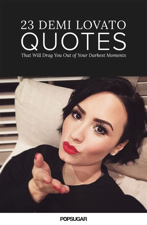 Demi Lovato has always stood out as a breath of fresh air, so we've ...