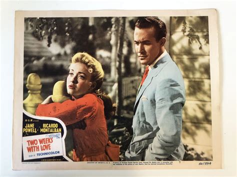 Two Weeks with Love original 1950 vintage lobby card | EstateSales.org