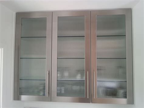 Stainless Steel Cabinet Doors - Kitchen Redesign