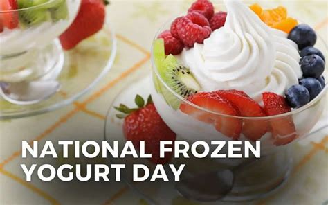 NATIONAL FROZEN YOGURT DAY - February 6, 2024 - Angie Gensler