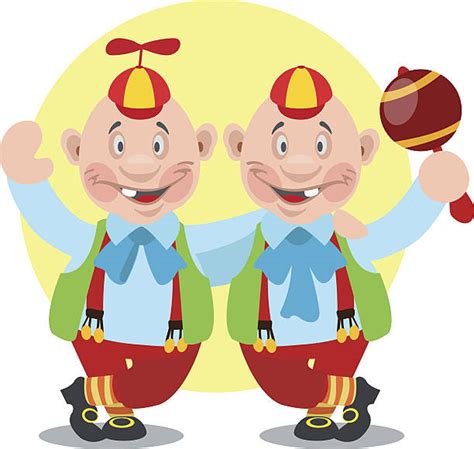 Tweedledum Et Tweedledee Vectoriels et illustrations libres de droits ...