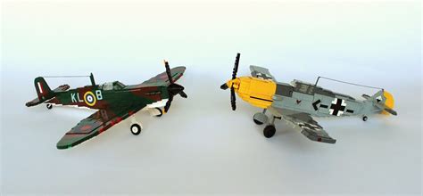 LEGO scale modeling in the form of a 1/18 Messerschmitt Bf 109