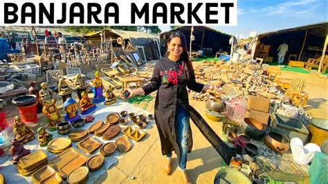 BANJARA MARKET GURGAON VLOG | Cheapest HOME Decor & Furniture Market ...