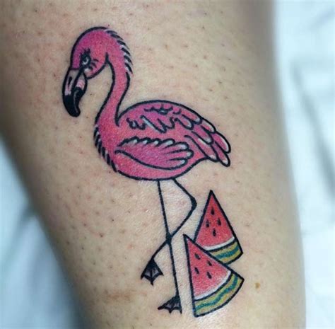 50+ Flawless Flamingo Tattoos - TattooBlend