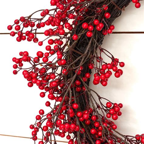 Red Artificial Winterberry Wreath - On Sale - Craft Supplies - Craft ...