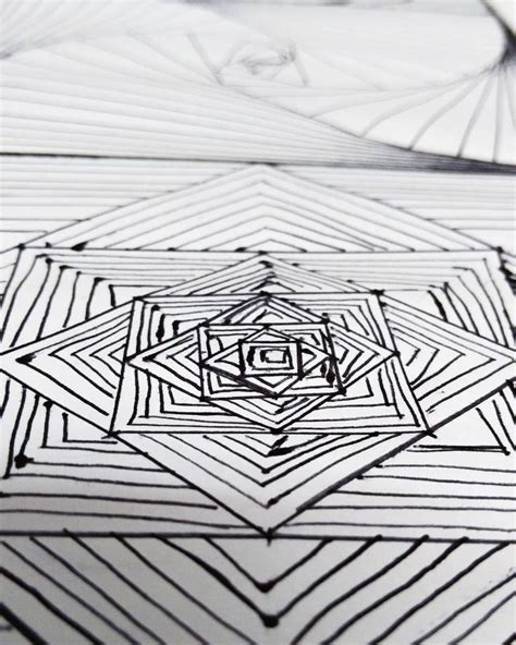 Symmetric Lines. Somehow, looking at this, is very satisfying. . . . #raagaillustration #art # ...