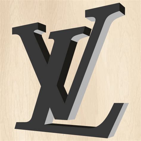 Louis Vuitton 3D Logo SVG | LV 3D Logo PNG