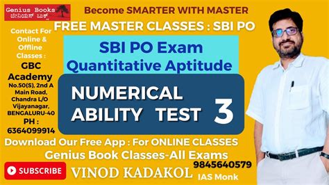 SBI PO Prel Exam Previous Year Question Papers Solved : QA Test 3 - YouTube
