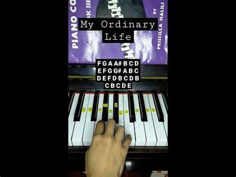 My Ordinary Life - The Living Tombstone Easy Piano Tutorial # ...