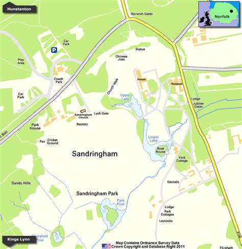 Sandringham including Sandringham Royal Norfolk Country House, Museum ...