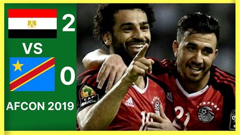 👉⚽Egypt vs Congo 2-0|Copa África 2019|Resumen y goles 2019| Egipto vs ...