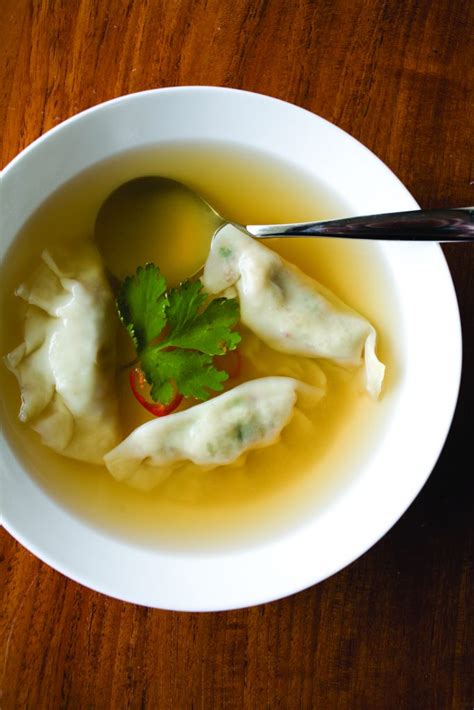 Pork dumpling soup - Healthy Food Guide