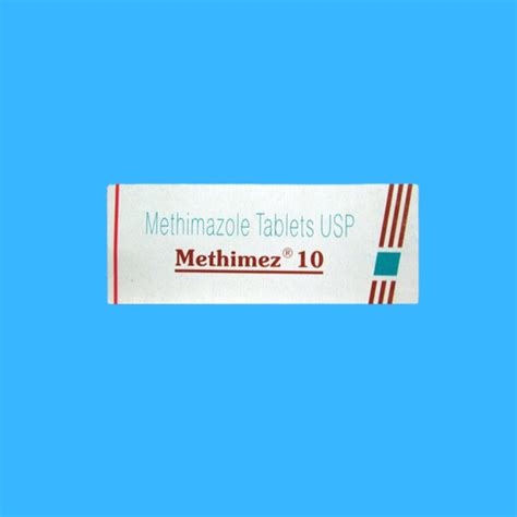 Methimazole 10mg Tablet | Exporter | Supplier | Wholesaler