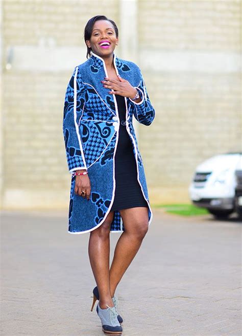 Basotho Blanket Classic Starburst Coat ... | African fashion, African ...