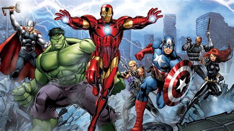 1920x1080 Resolution Marvel's Avengers Assemble Comic 1080P Laptop Full ...