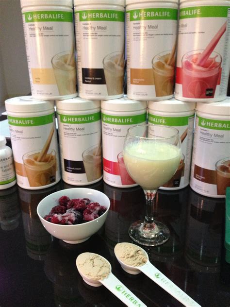 Herbalife protein shake recipes - playing with colour