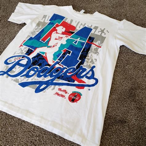 Vintage Los Angeles Dodgers baseball Coca-Cola... - Depop