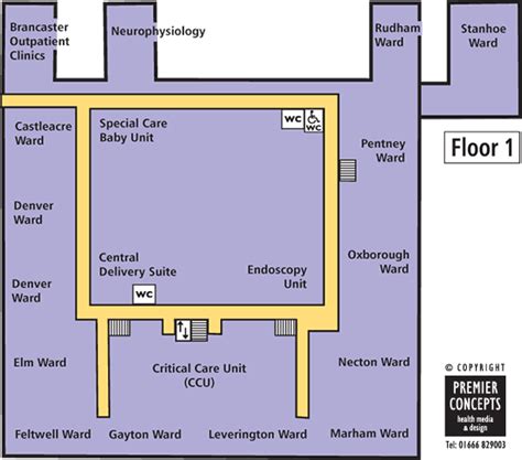 qehkl : first floor map