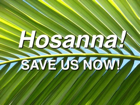 ΑΠΑΝΤΑ ΟΡΘΟΔΟΞΙΑΣ: Q: What does the word "Hosanna" mean?