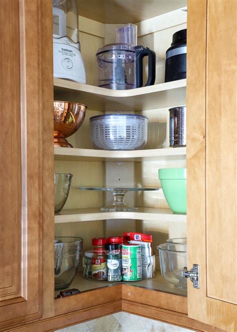 How to Organize Corner Kitchen Cabinets - The Homes I Have Made