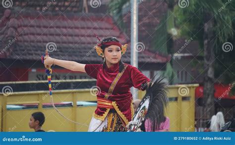 Jaranan Dance, a Traditional Dance from Java. Jaranan Comes from Jaran Which Means Horse ...