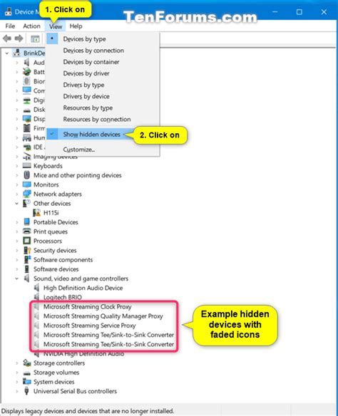 How to Show Hidden Devices in Device Manager in Windows | Tutorials