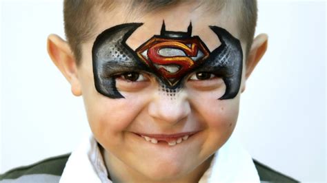 Batman vs Superman — Face Painting & Makeup Tutorial - YouTube