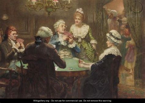 The Whist Party - Edward Frederick Brewtnall - WikiGallery.org, the largest gallery in the world