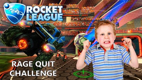 Rocket League - Rage Quit Challenge ☢ Xbox one gameplay - YouTube