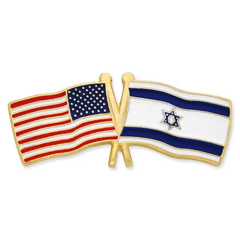 USA and Israel Flag Pin | PinMart