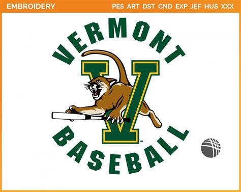 Vermont Catamounts - Misc Logo (1998) - College Sports Embroidery Logo in 4 sizes & 8 formats