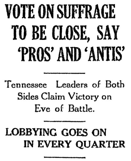 100 Years Ago-The Tennessee Hero Behind the Headlines – Jane Hampton Cook