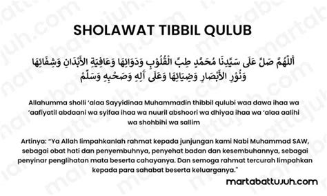 Sejarah dan Manfaat Membaca Sholawat Tibbil Qulub – M7