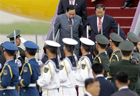 Than Shwe Leaves on State Visit to China