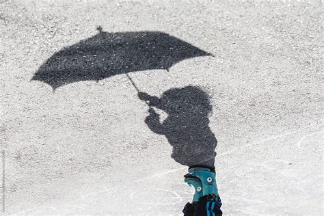 "Shadow Of A Girl With An Umbrella" by Stocksy Contributor "Anya ...