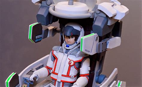 Unicorn Gundam Cockpi with Banagher Links Resin Model Kit on Display at C3 x Hobby 2014