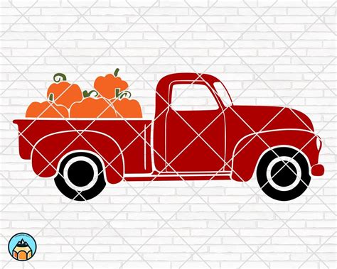 Pumpkin Truck SVG | HotSVG.com