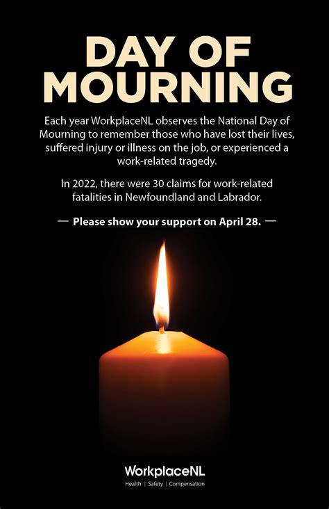 WorkplaceNL Observes National Day of Mourning | WorkplaceNL