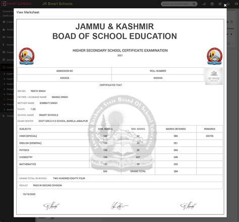 How to add Design Marksheet? - JK Smart Schools