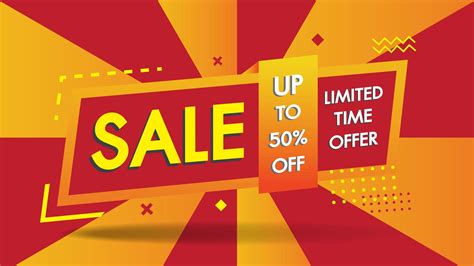 Sale banner template with special sale 691688 Vector Art at Vecteezy